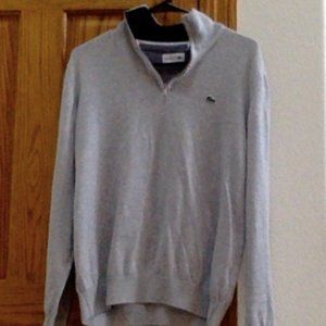 Lacoste 3 Quarter Zip Sweater